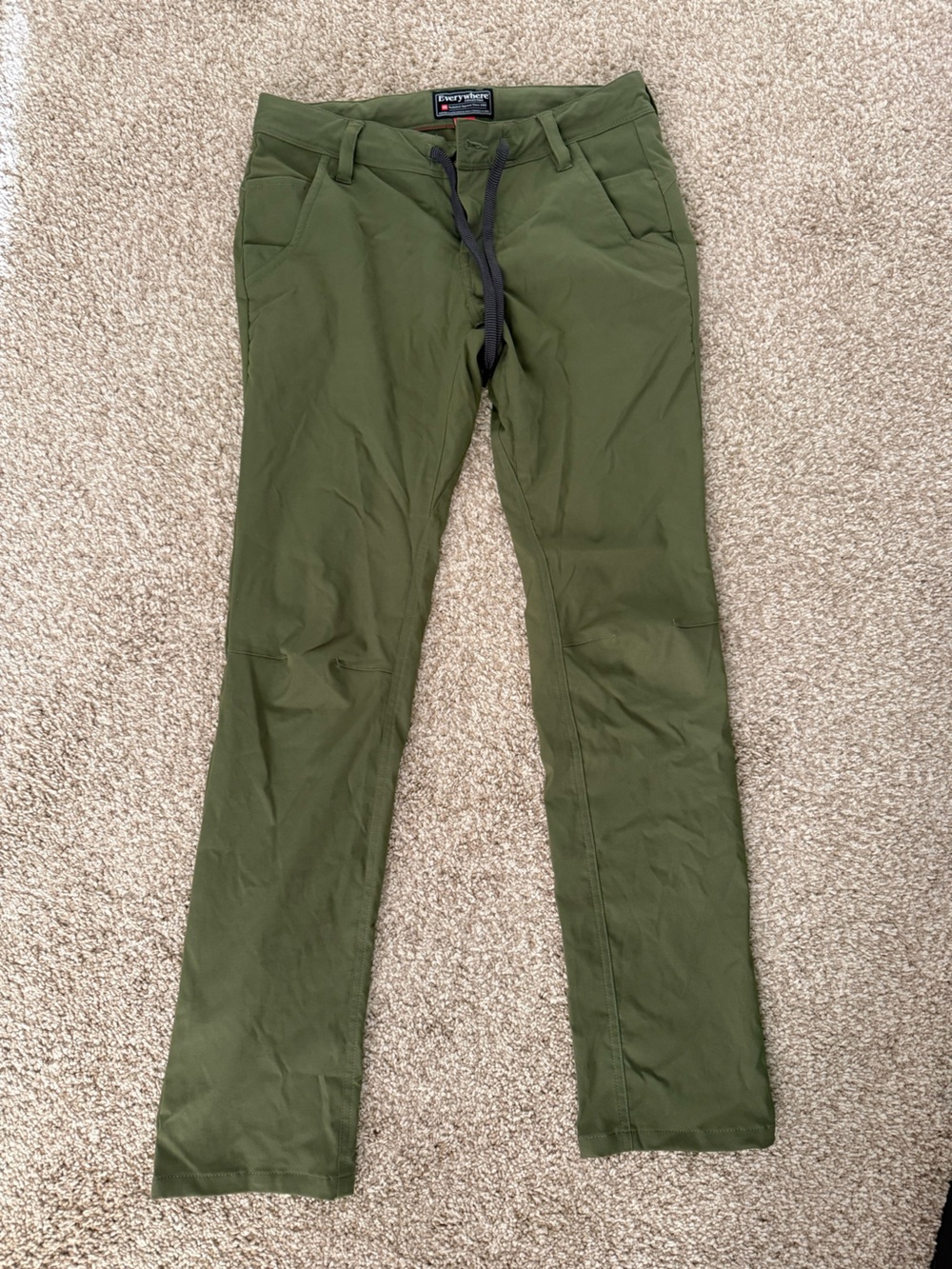 686 Everywhere Anything Cargo Pants - Olive Green - Size 4 / Small - Picture 3 of 6